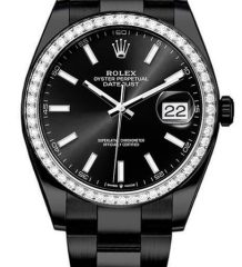 Rolex Datejust 41mm 126300 DLC-PVD Diamond Bezel Rolex Datejust 41mm 126300 DLC-PVD Diamond Bezel