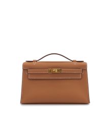 HERMES KELLY POCHETTE SELLIER GOLD VEAU SWIFT HAND BAG 2025 K STAMP GOLD HARDWARE 90325350