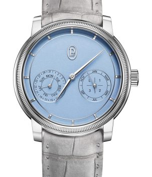 Parmigiani Fleurier
Toric Quantième Perpetual Platinum Morning Blue