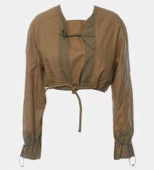 Hermes Beige Nomade Leather Crop Jacket M Hermes Beige Nomade Leather Crop Jacket M